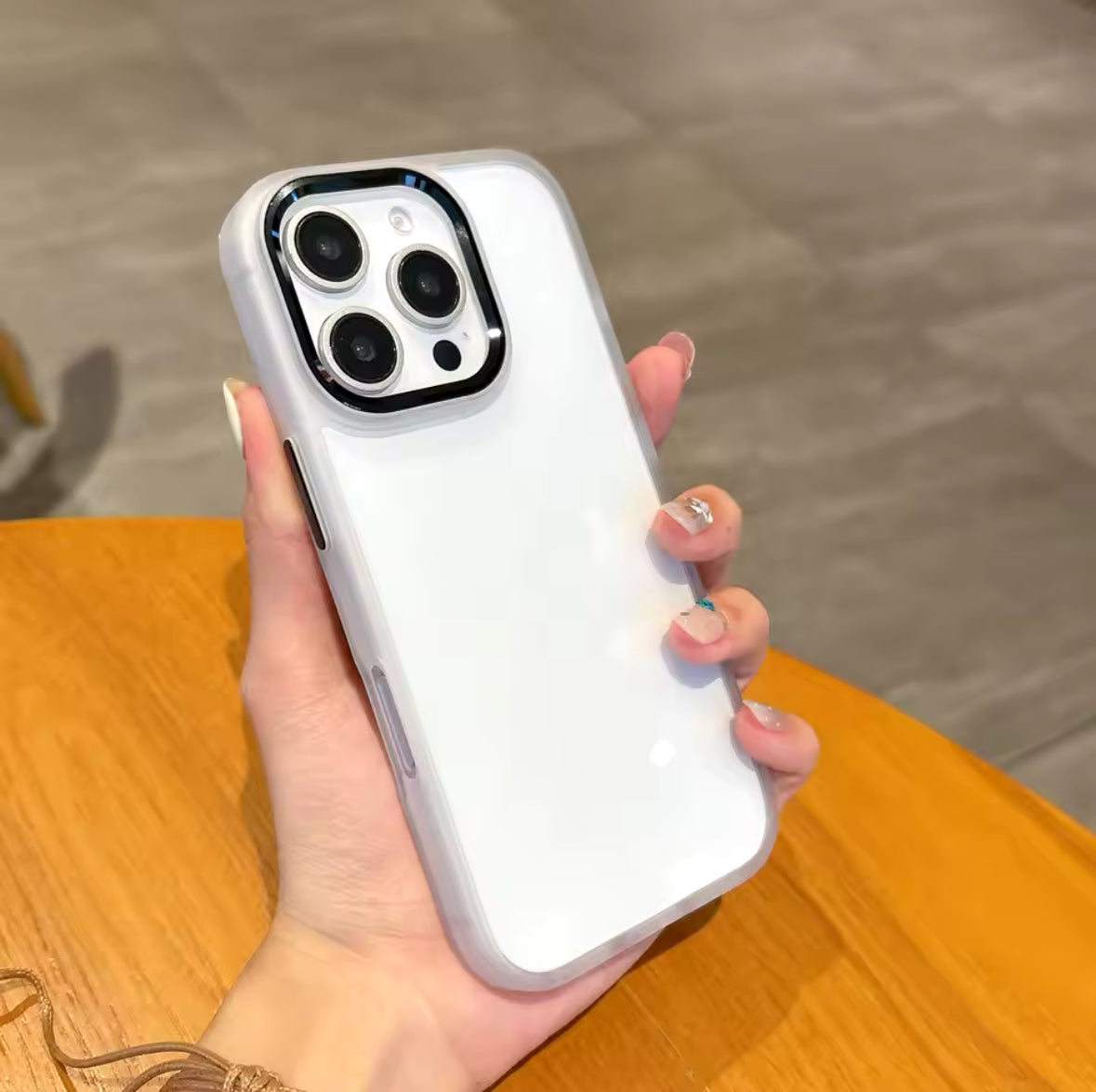 Clear Shockproof Case For iPhone.