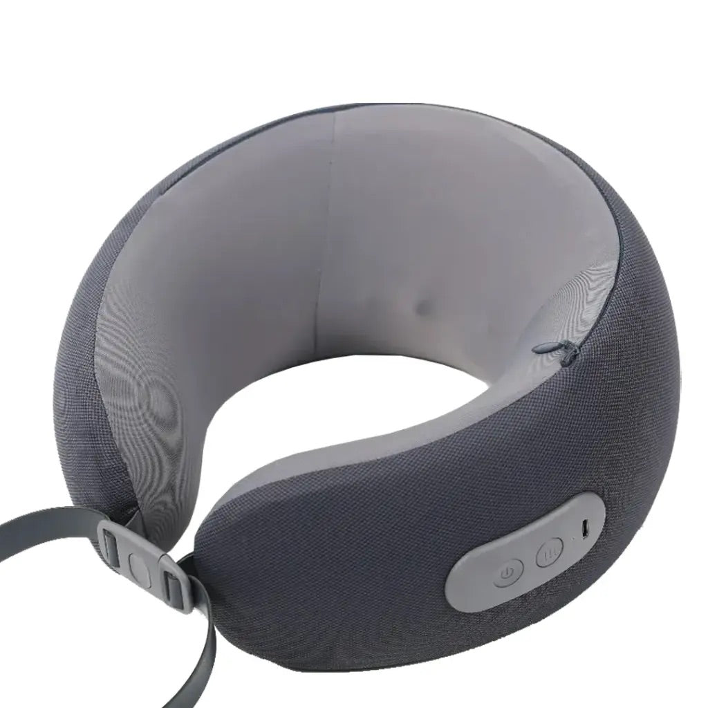 Green Lion Ergonomic Pillow with Neck Massager Function