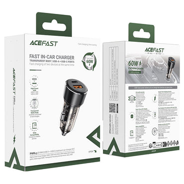 ACEFAST Fast Charge Car Charger B12 60W