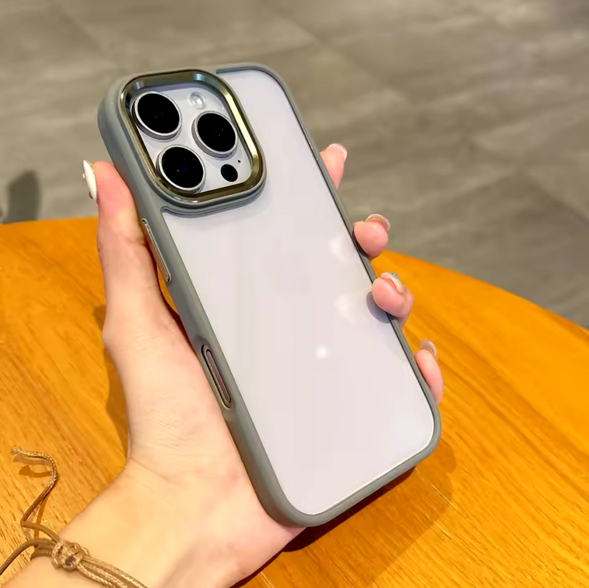 Clear Shockproof Case For iPhone.