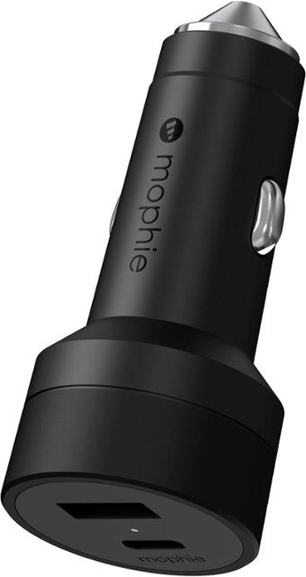 mophie 42W Dual USB-C + USB-A Car Charger