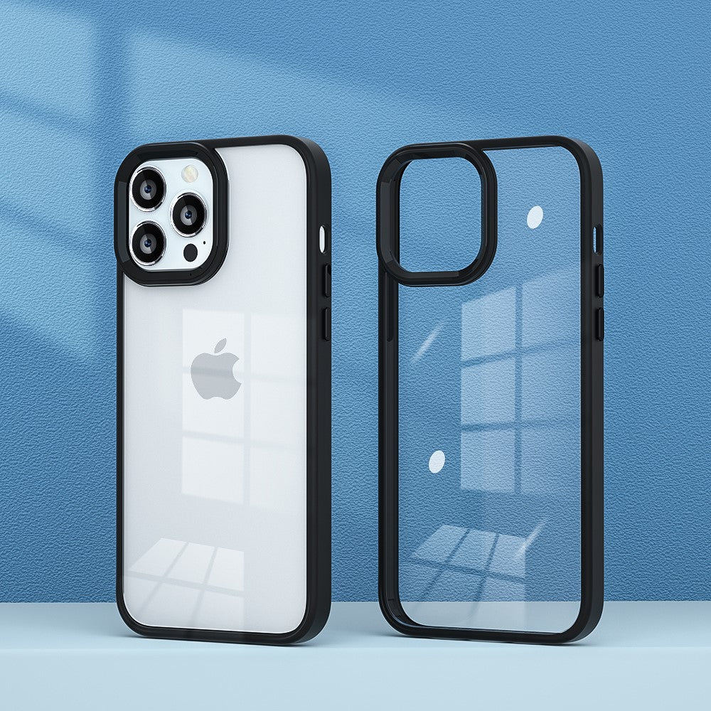 Transparent Case with Vibrant Edges
