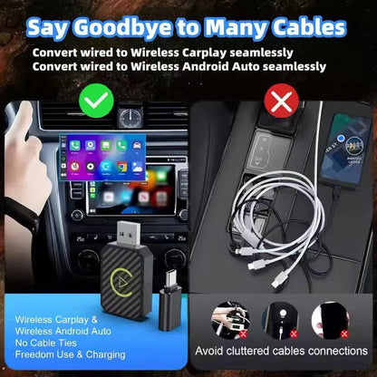 Wireless CarPlay and Android Auto Adapter