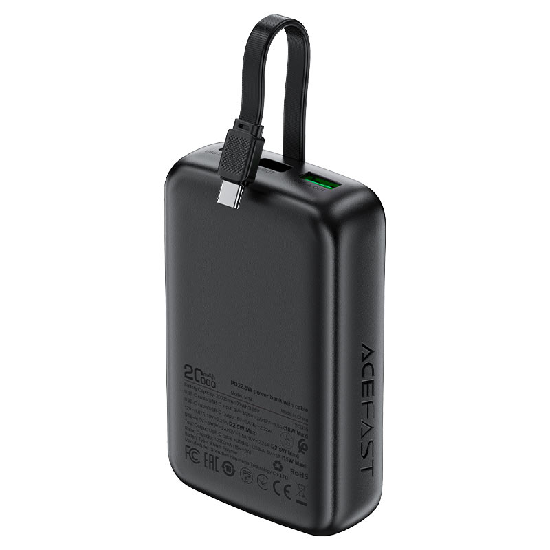 Acefast Fast Charge Power Bank M14 PD22.5W 20000mAh