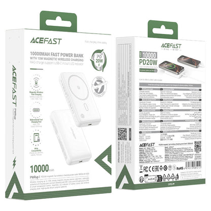 Acefast Magnetic Fast Wireless Charge Power Bank M26 PD20W 10000mAh