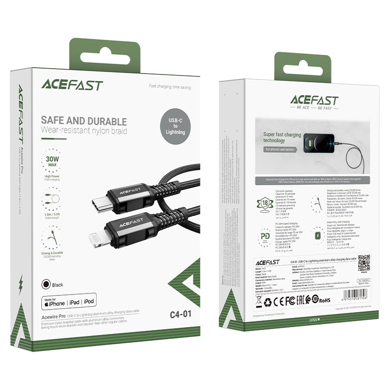 Acefast C4-01 USB-C to Lightning