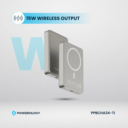Powerology 10000 mAh 20W PD & 15W Magsafe Powerbank