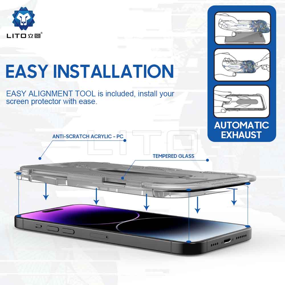 Lito Magic Box D+ Privacy iPhone Screen Protector
