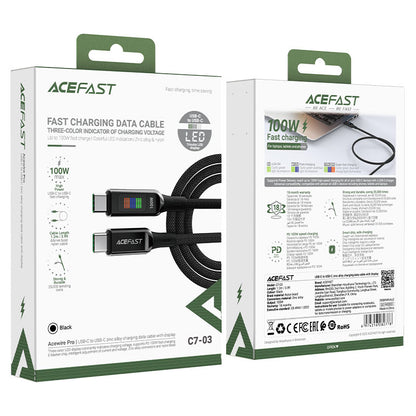 Acefast C7-03 USB-C to USB-C 100W Charging Data Cable