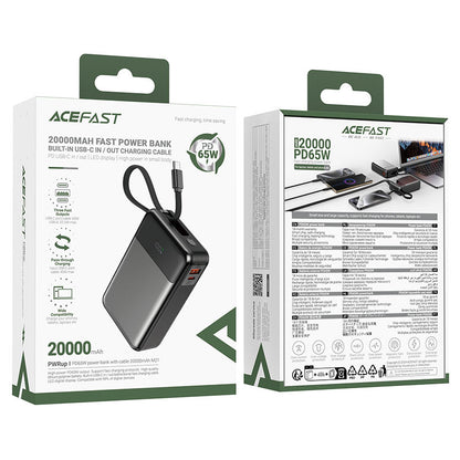 Acefast Power Bank M21 PD65W 20000mAh