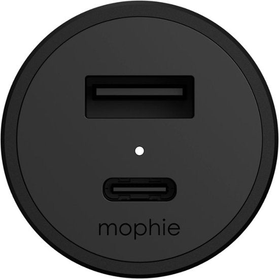 mophie  42W Dual USB-C + USB-A Car Charger