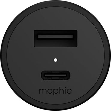 mophie  42W Dual USB-C + USB-A Car Charger