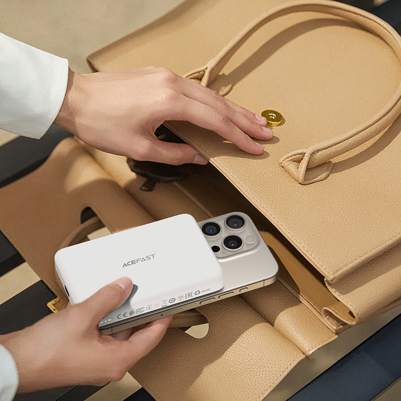 Acefast Magnetic Fast Wireless Charge Power Bank M26 PD20W 10000mAh