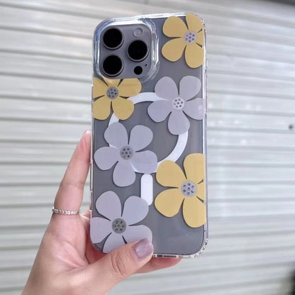 Sunshine Petal Magnetic Clear Case – MagSafe Compatible