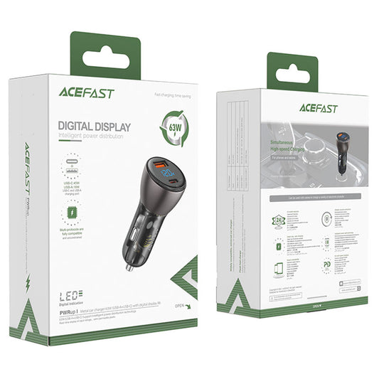 Acefast B6 63W (1xUSB-C+1xUSB-A)