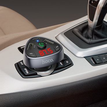 hoco Car charger “E51 Road treasure” BT FM transmitter