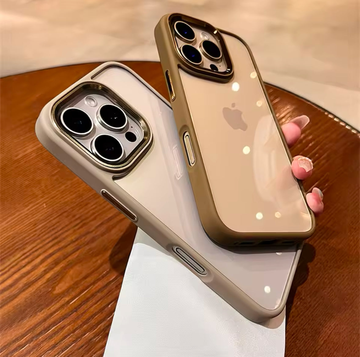Clear Shockproof Case For iPhone.