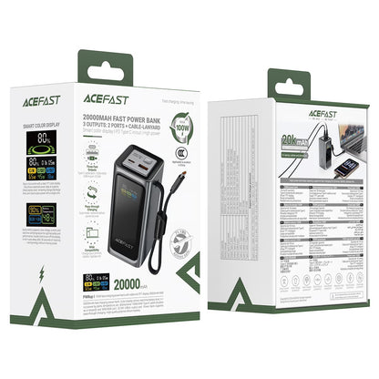 Acefast Fast Charge Power Bank M33 PD100W 20000mAh