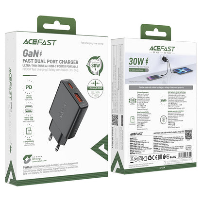 Acefast A69 PD30W GaN (1xUSB-C + 1xUSB-A) EU