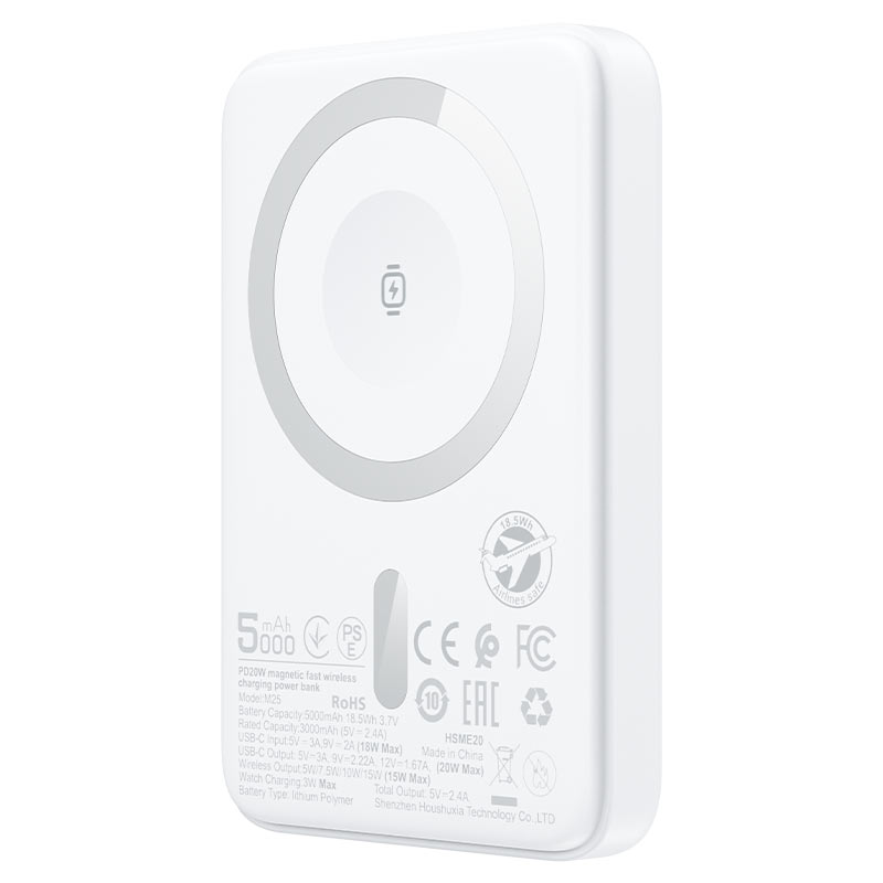 Acefast Magnetic Fast Wireless Charge Power Bank M25 PD20W 5000mAh
