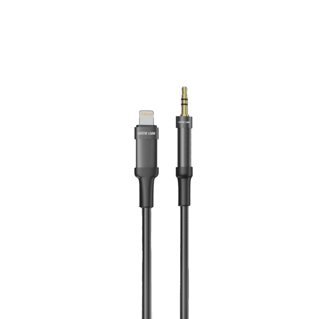 Green Lion Lightning to AUX Cable 1M