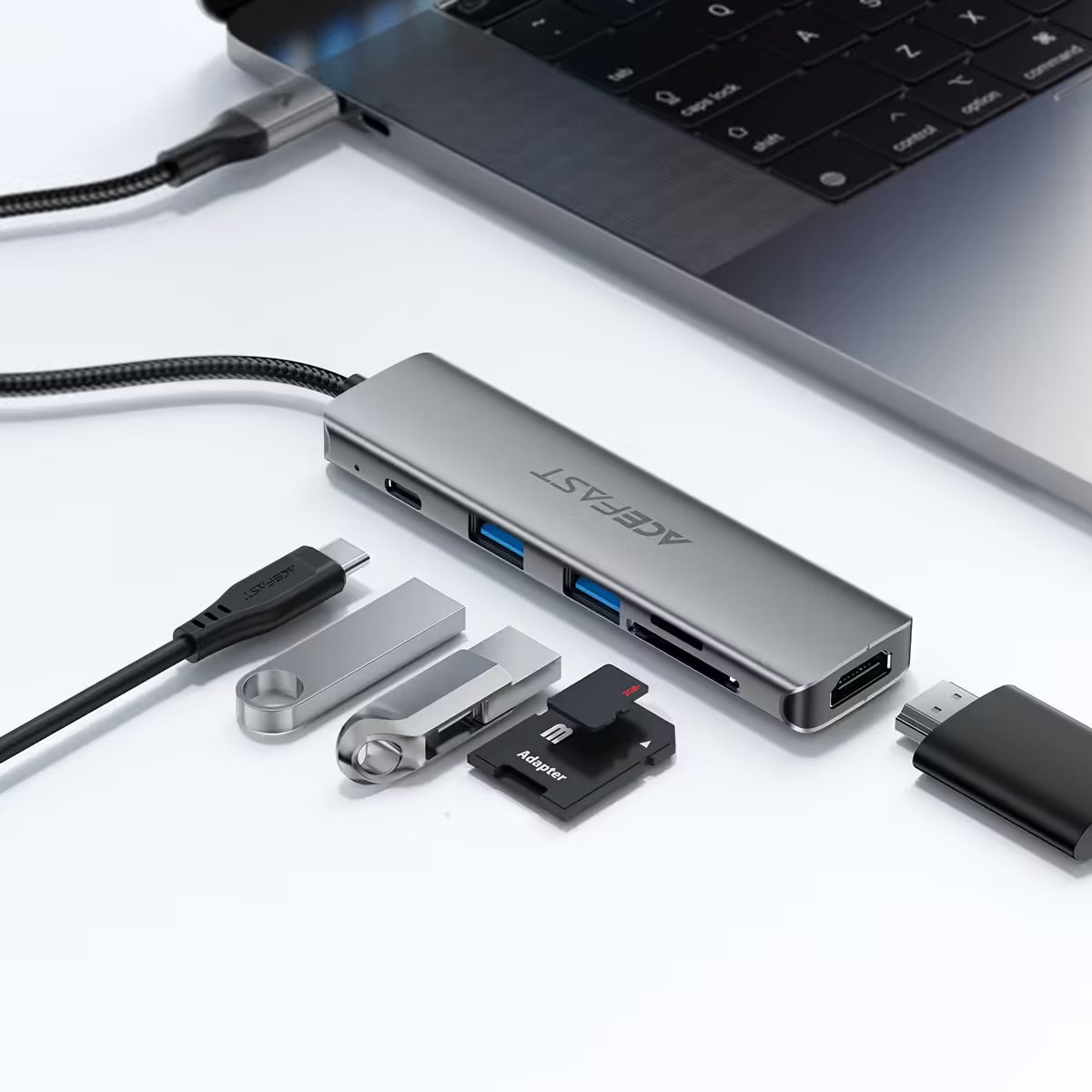 Acefast USB-C Docking Station J18 6-in-1