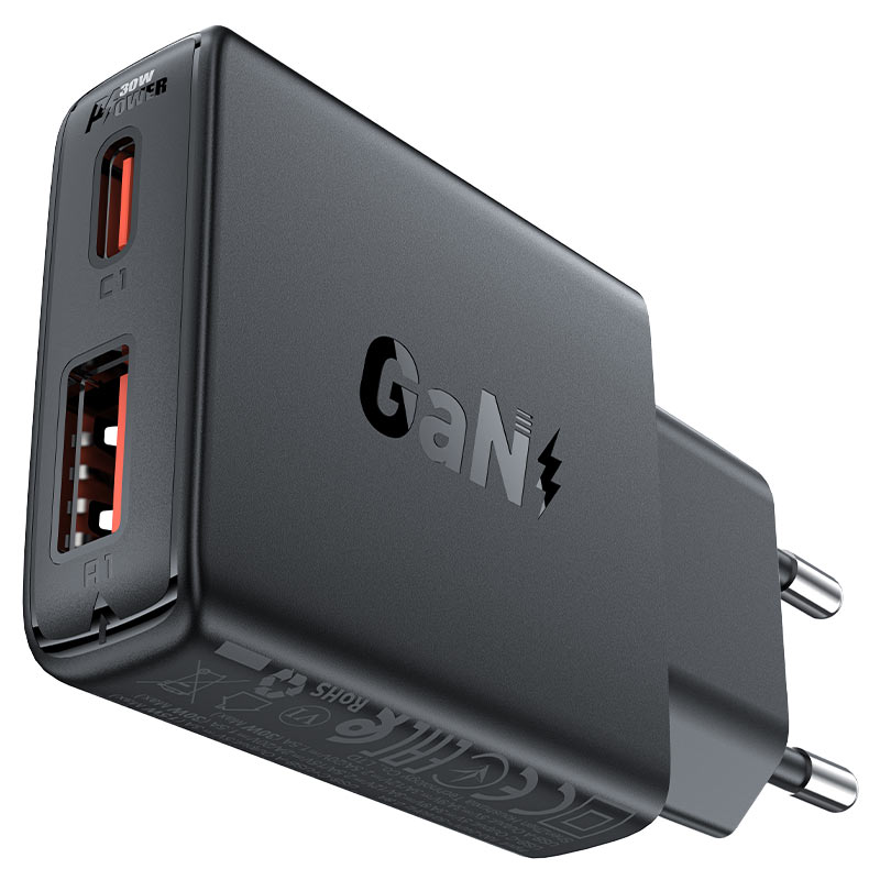 Acefast A69 PD30W GaN (1xUSB-C + 1xUSB-A) EU