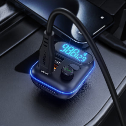 ACEFAST B25 Bluetooth FM Transmitter & 36W Fast Car Charger