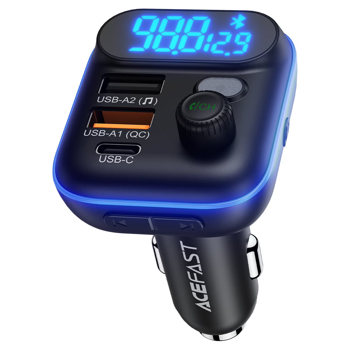 ACEFAST B25 Bluetooth FM Transmitter & 36W Fast Car Charger