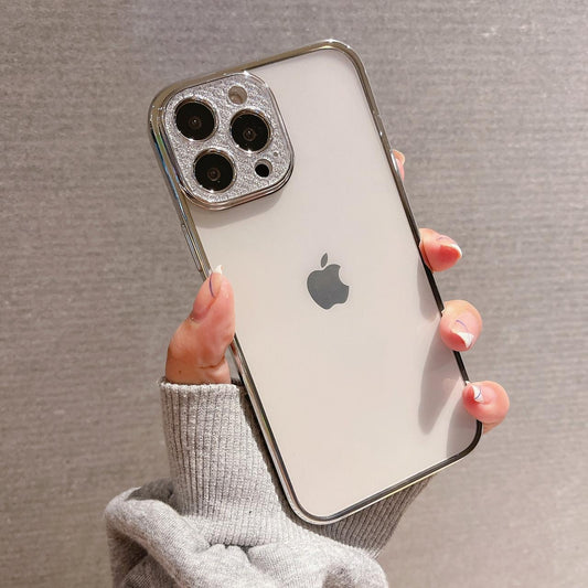 Clear iPhone Case with Colored Edge
