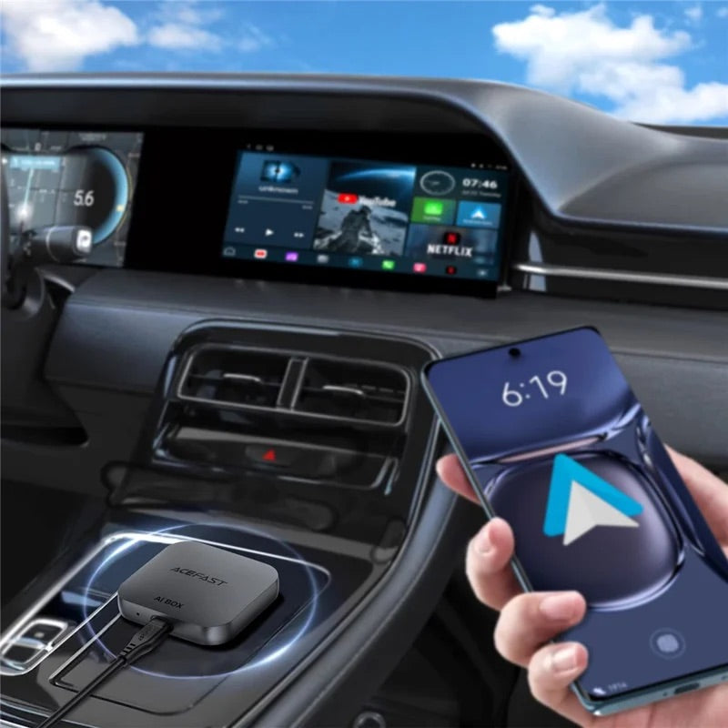 ACEFAST QC2 AI Box Wireless CarPlay