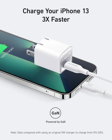 Anker Nano Charger (30W) and New Nylon USB-C to USB-C 100W Cable