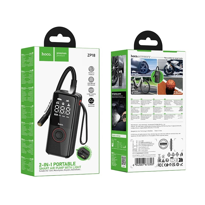 hoco Smart Air Pump with Light