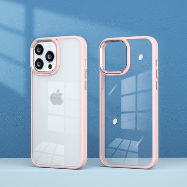 Transparent Case with Vibrant Edges