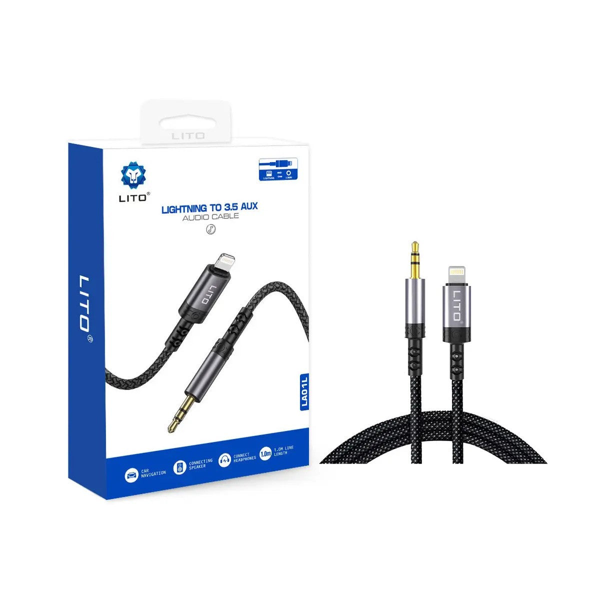 LITO  AUX 3.5mm to Lightning